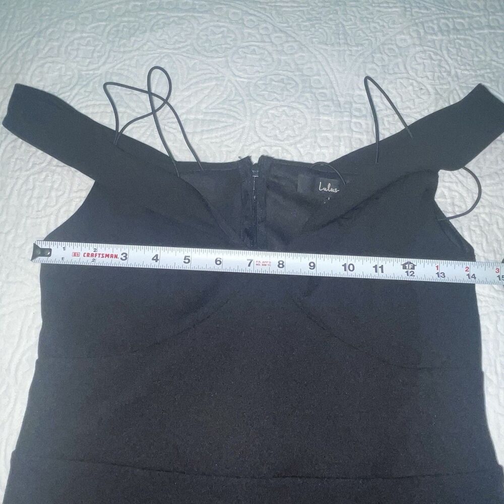 NWT‎ Lulus Black Dress Size M - Picture 5 of 10